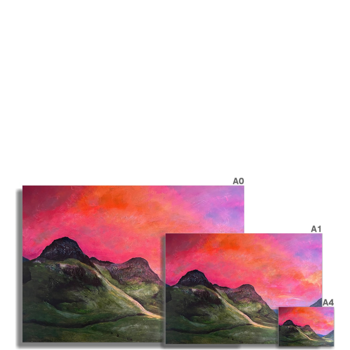 Glencoe Dusk Fine Art Print - Unframed Prints