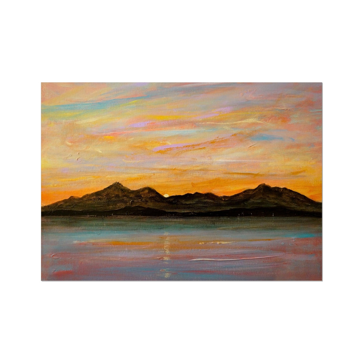 The Sleeping Warrior Arran Fine Art Print - Unframed Prints