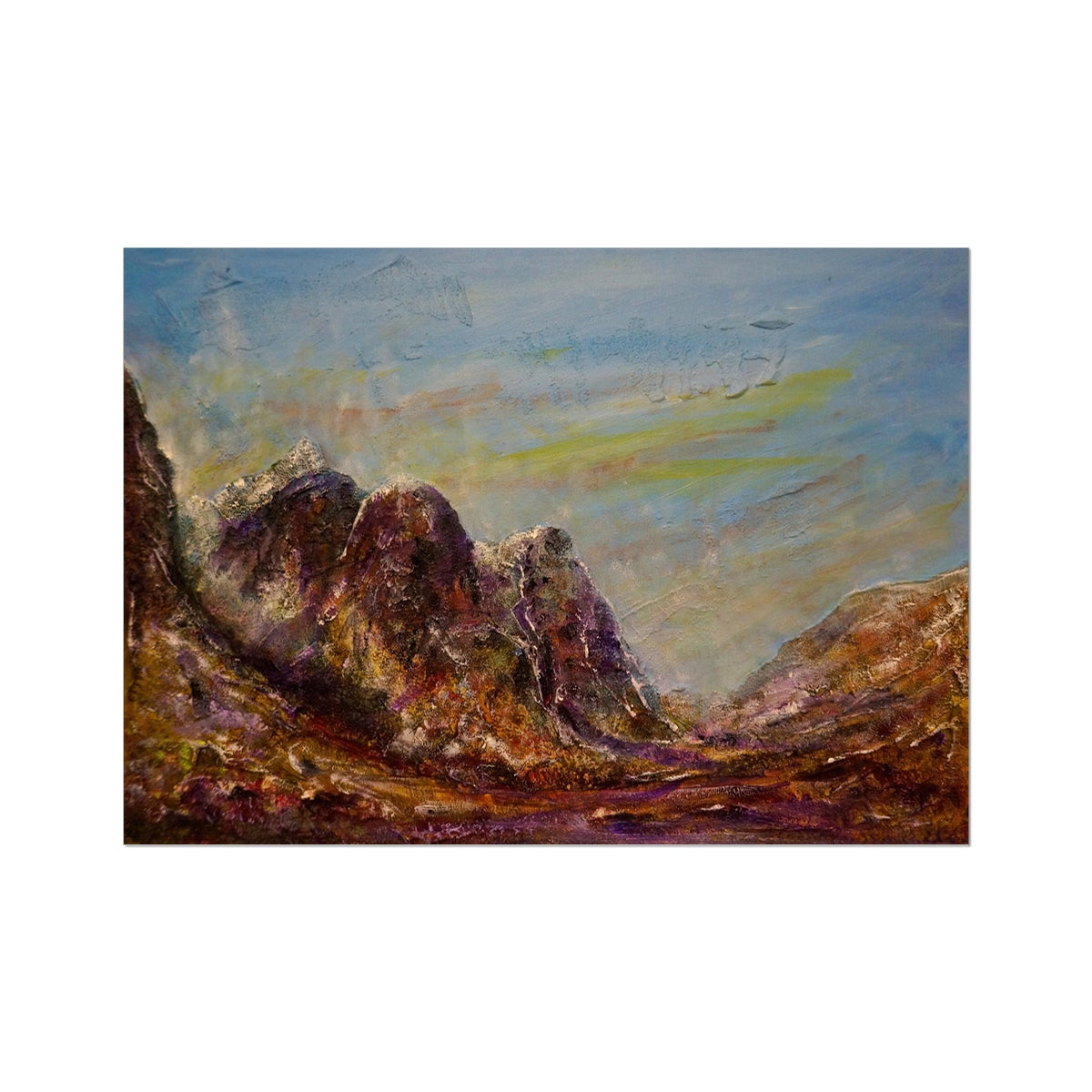 The Three Sisters Of Glencoe Fine Art Print - Unframed Prints