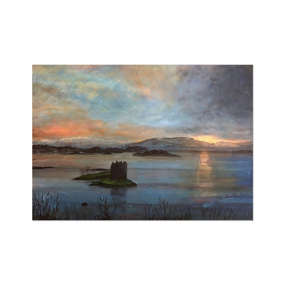 Castle Stalker Twilight Fine Art Print - Unframed Prints
