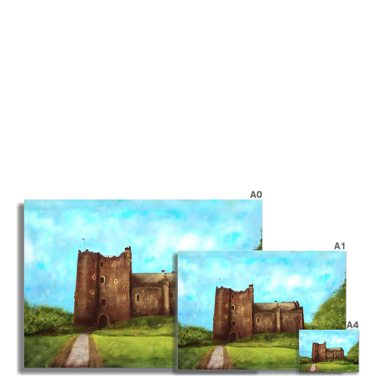 Doune Castle (Leoch) Fine Art Print - Unframed Prints