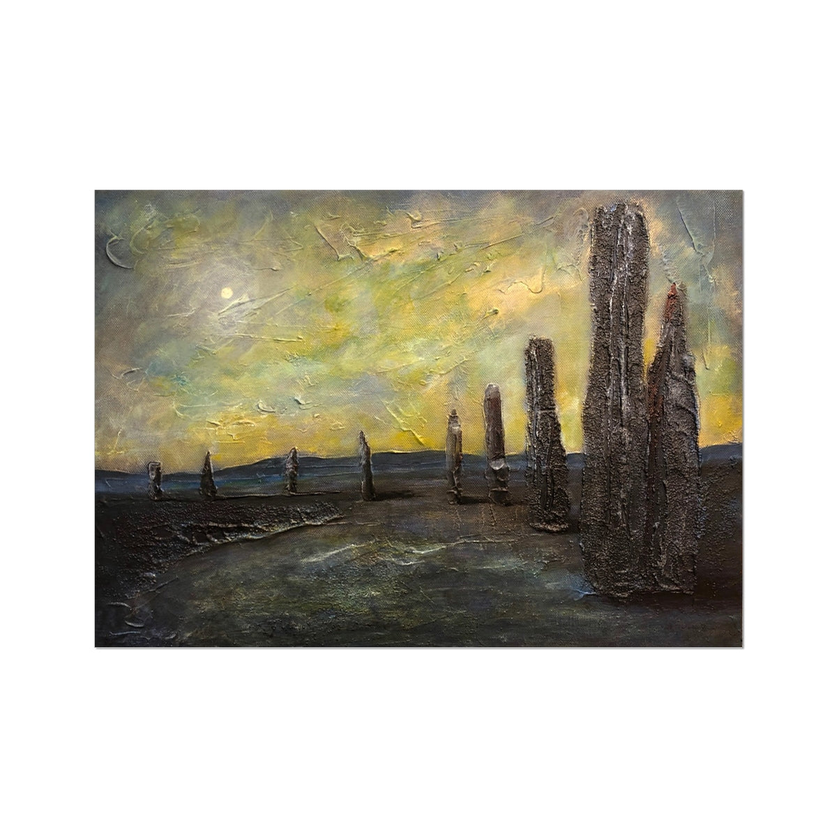 An Ethereal Ring Of Brodgar Fine Art Print - Unframed Prints
