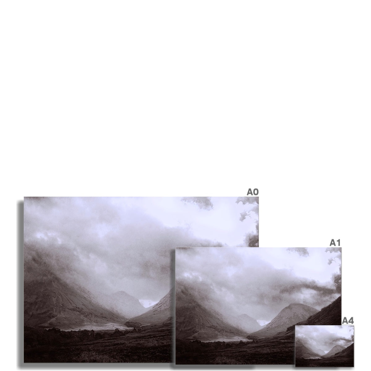 Glencoe Mist Fine Art Print - Unframed Prints