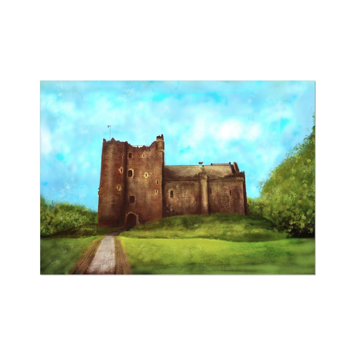 Doune Castle (Leoch) Fine Art Print - Unframed Prints